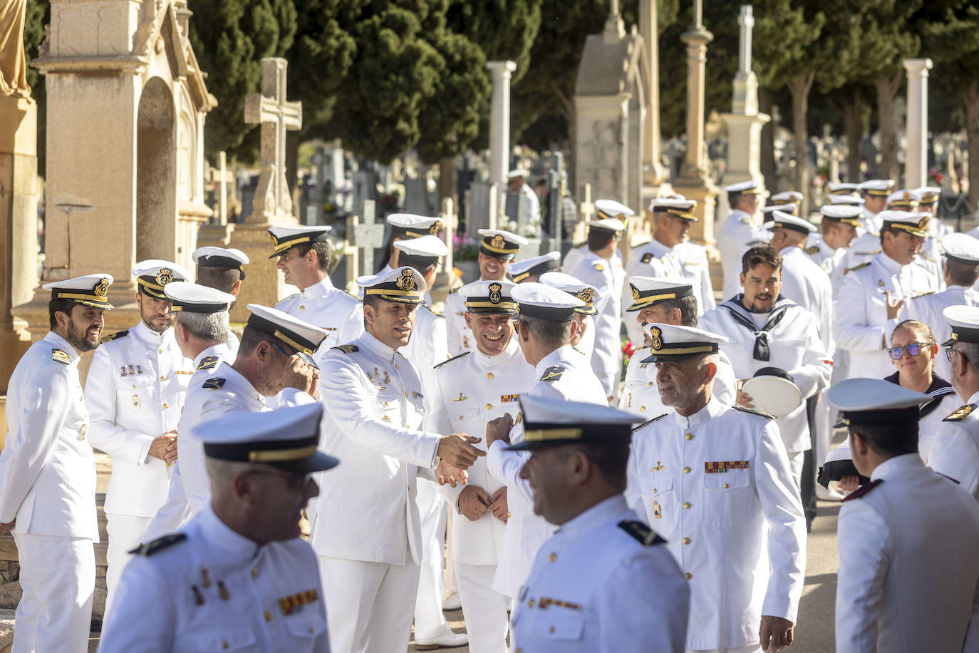 La Armada celebra el el día de los Fieles Difuntos en Cartagena