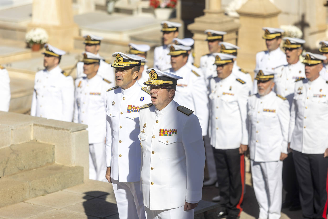 La Armada celebra el el día de los Fieles Difuntos en Cartagena