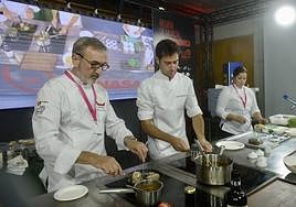 Fran González Belando y Juan Guillamón, este sábado, en Región de Murcia Gastronómica.