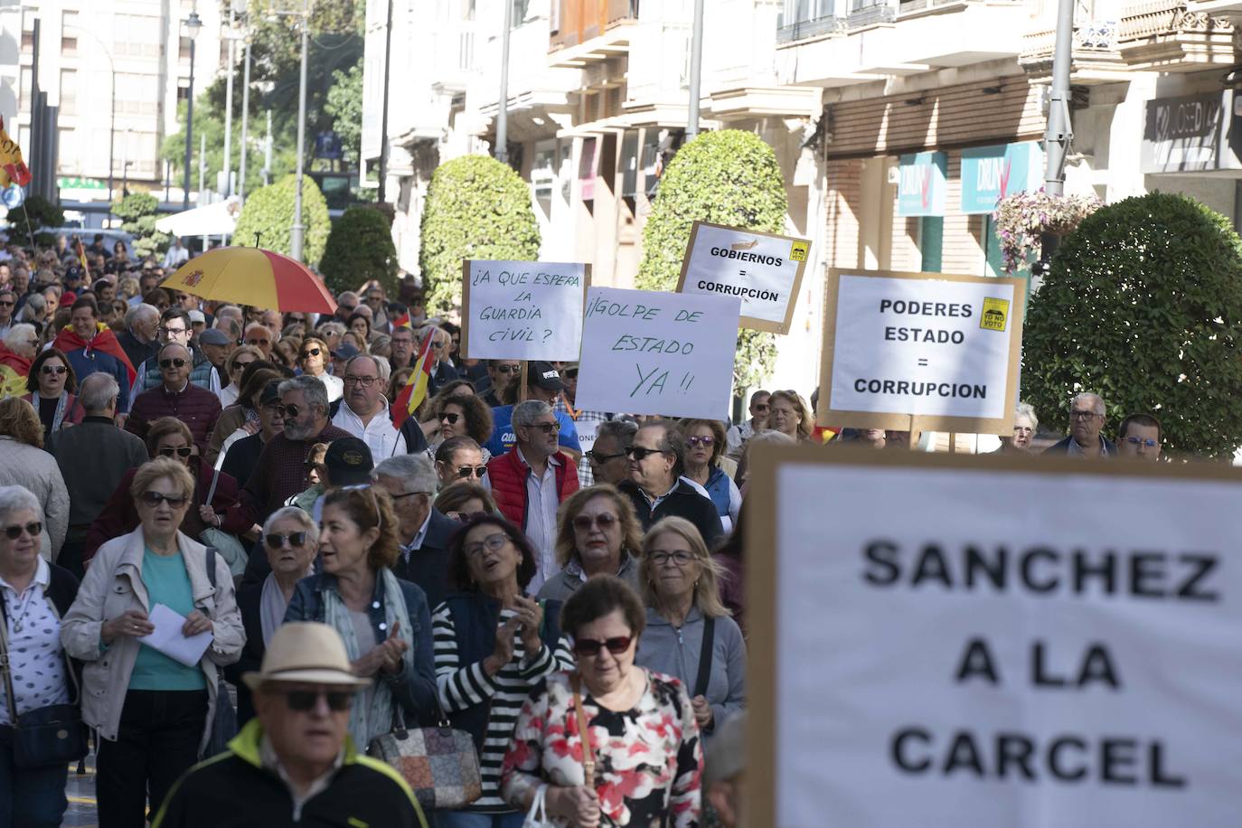 La protesta en Cartagena por la unidad de España, en imágenes