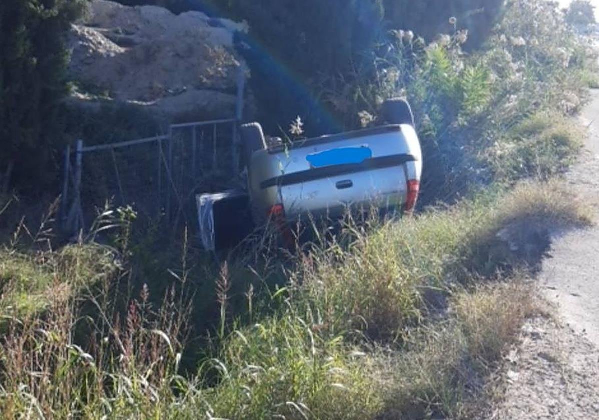 El estado del coche tras el siniestro.