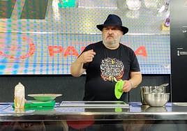 Sacha Hormaechea, en su ponencia de Región de Murcia Gastronómica