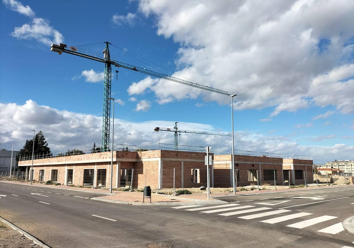 Imagen de archivo de la construcción del nuevo colegio.