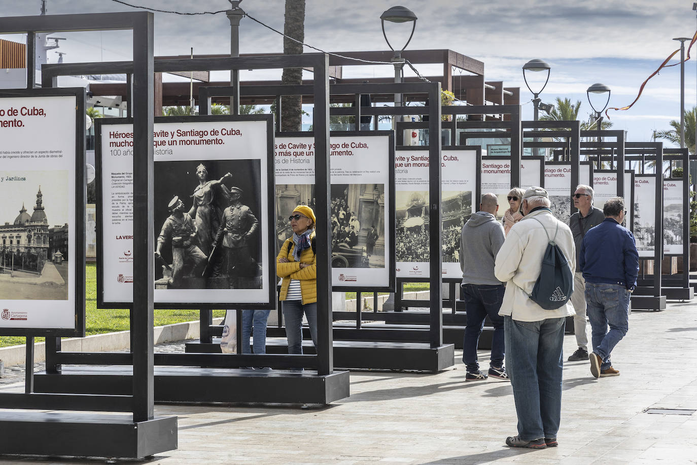 Exposición por el centenario del monumento Héroes de Cavite en Cartagena