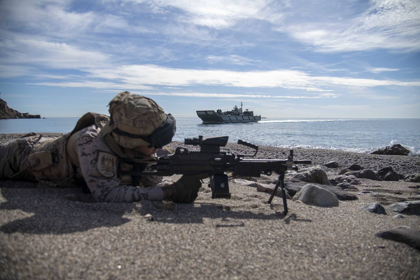 Maniobras de vigilancia y protección de la OTAN en Cartagena