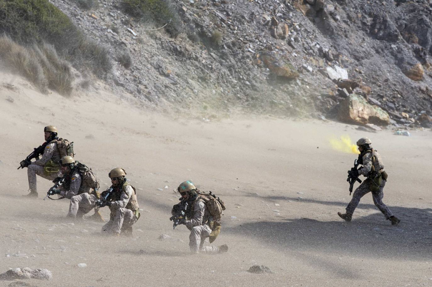 Maniobras de vigilancia y protección de la OTAN en Cartagena