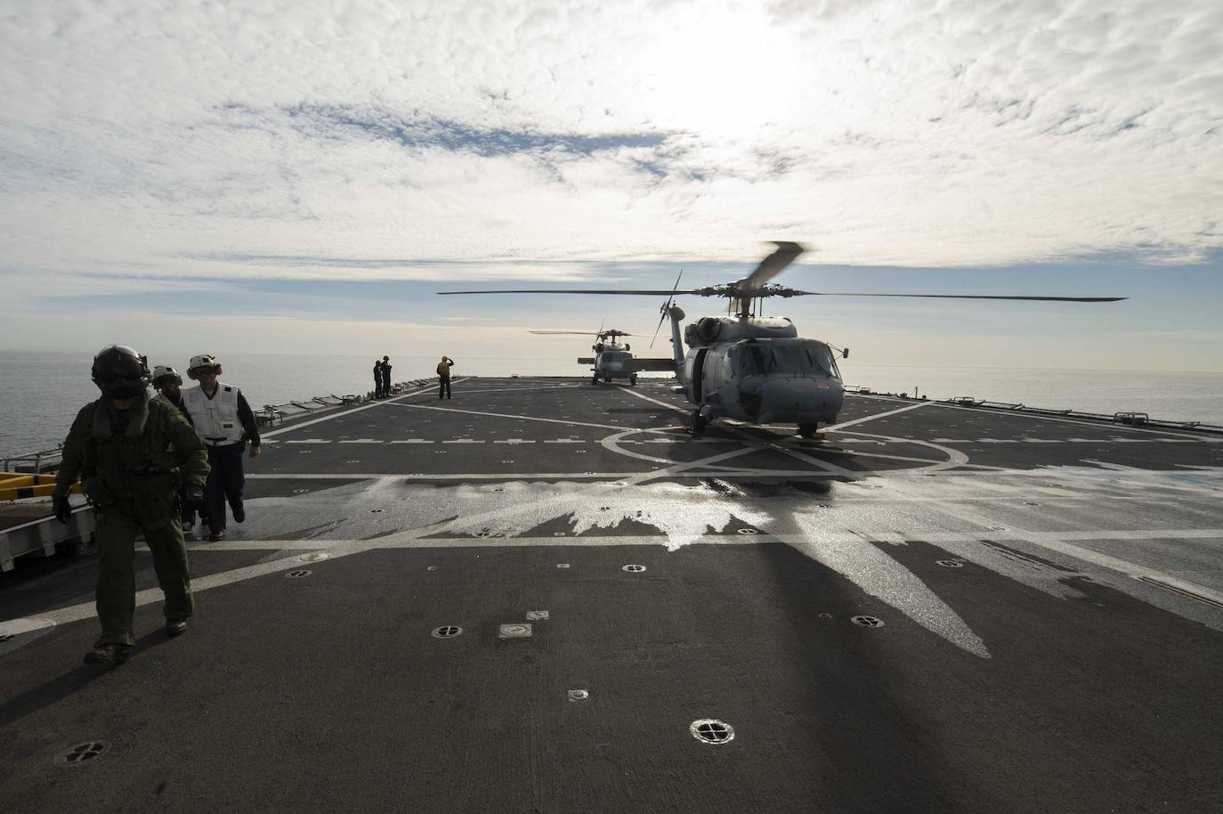 Maniobras de vigilancia y protección de la OTAN en Cartagena