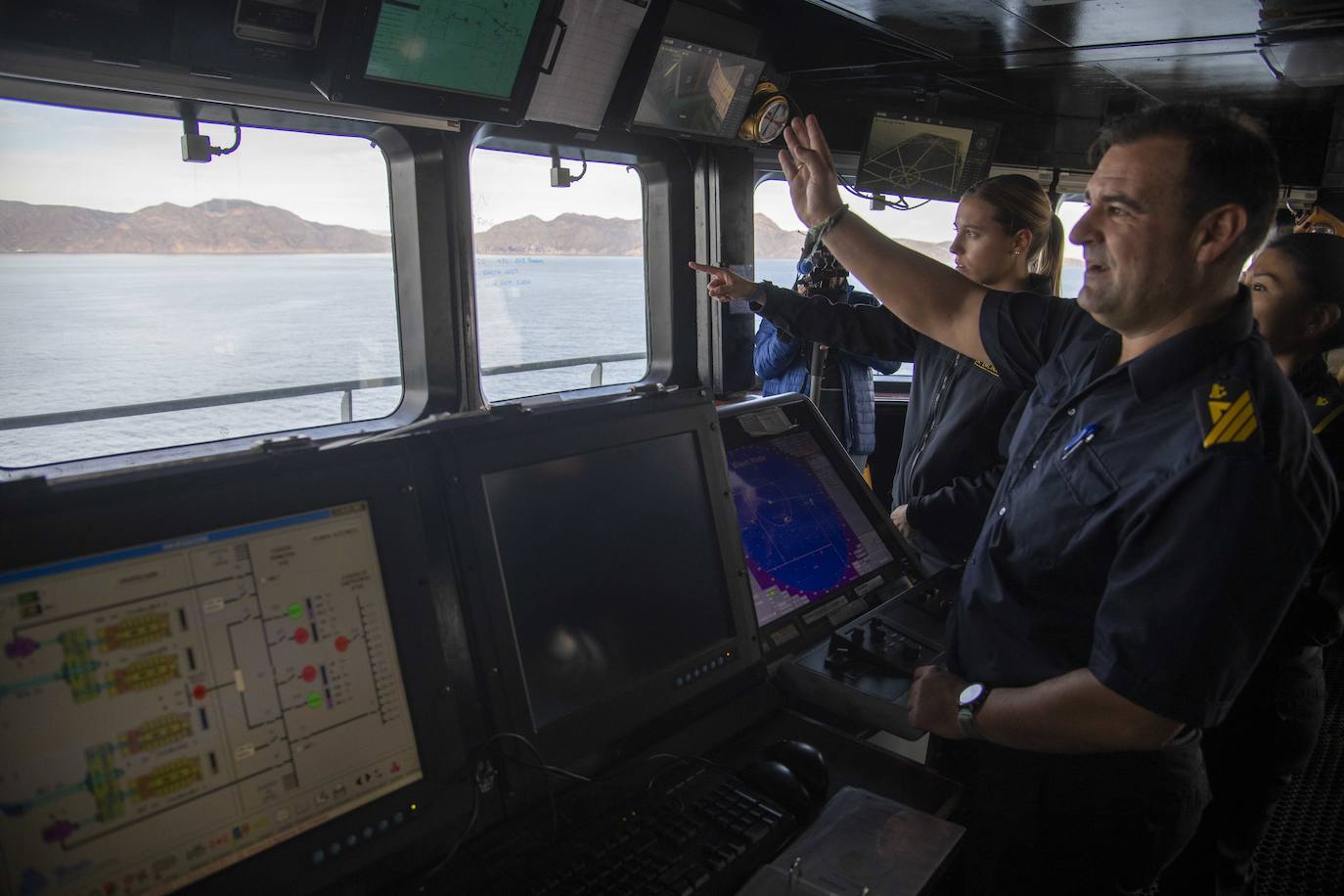 Maniobras de vigilancia y protección de la OTAN en Cartagena