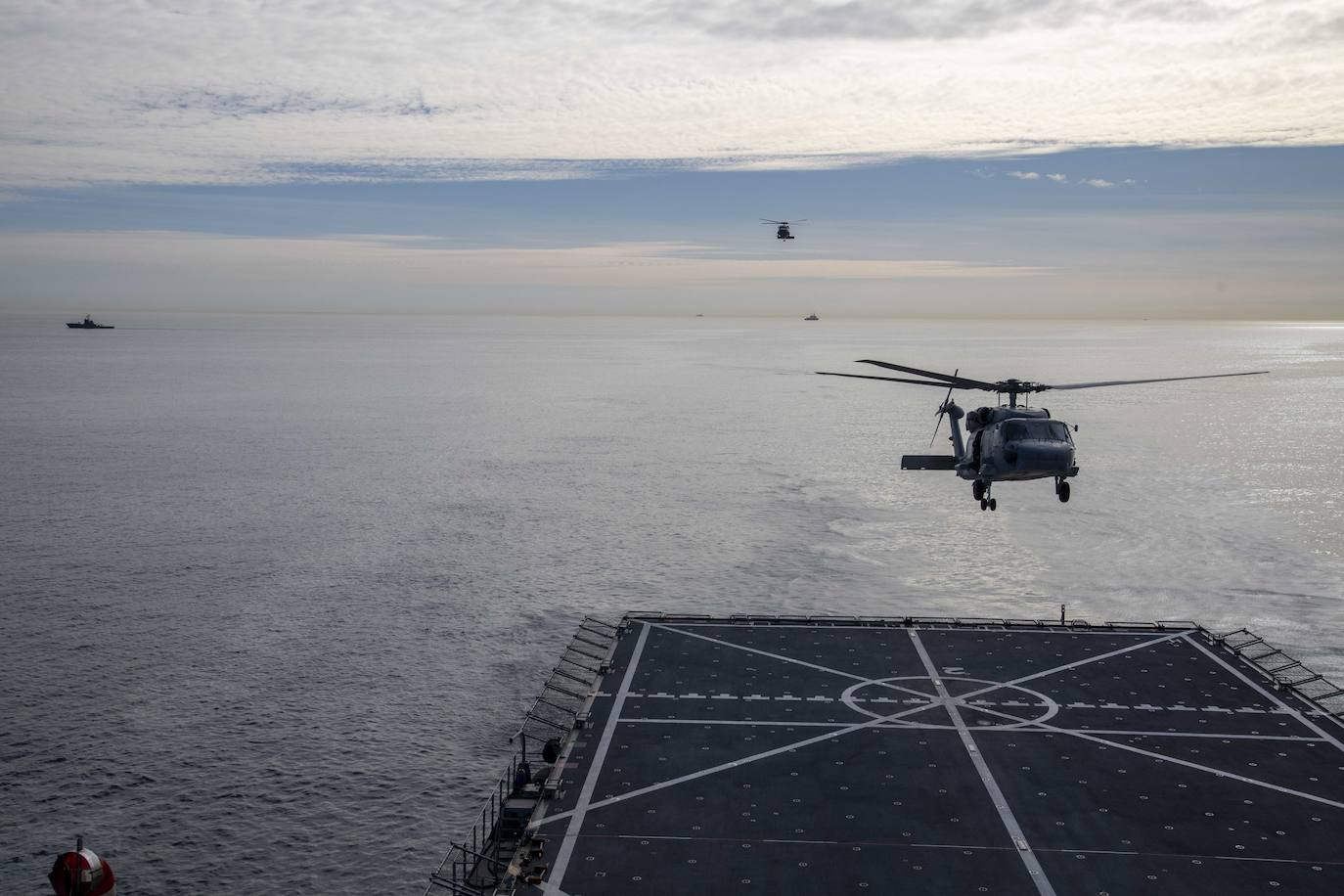 Maniobras de vigilancia y protección de la OTAN en Cartagena