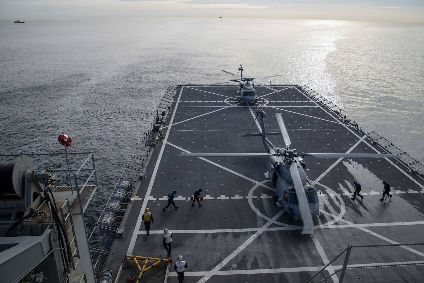 Maniobras de vigilancia y protección de la OTAN en Cartagena