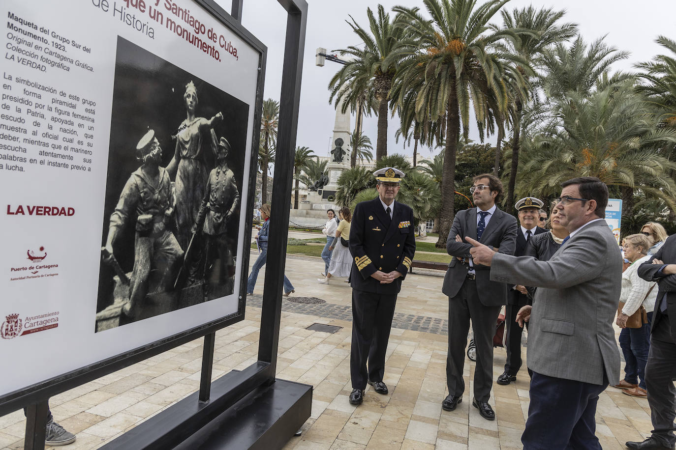Exposición por el centenario del monumento Héroes de Cavite en Cartagena