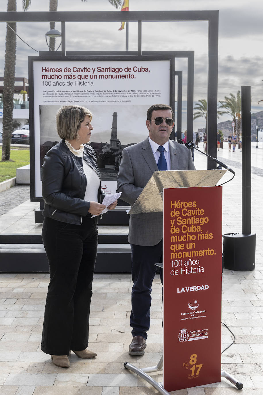 Exposición por el centenario del monumento Héroes de Cavite en Cartagena