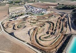 Fotografía aérea del circuito donde tuvo lugar el siniestro.