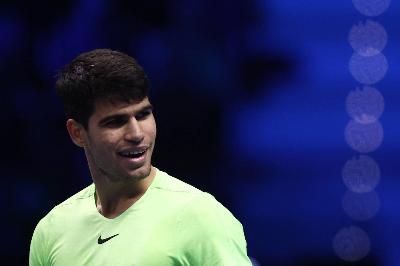 La derrota de Carlos Alcaraz ante Zverev en las Finales ATP, en imágenes