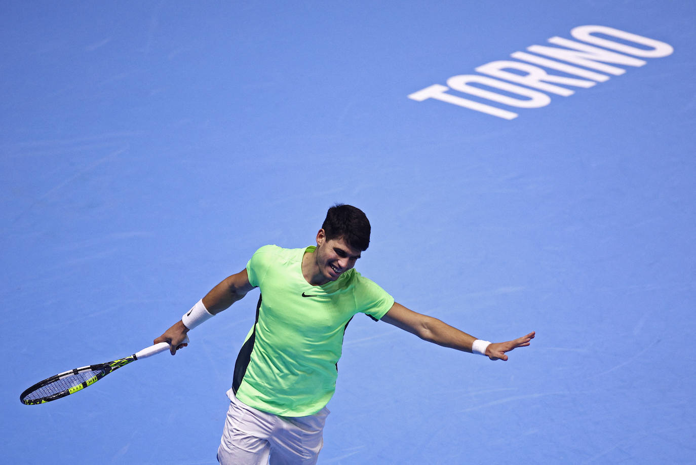 La derrota de Carlos Alcaraz ante Zverev en las Finales ATP, en imágenes