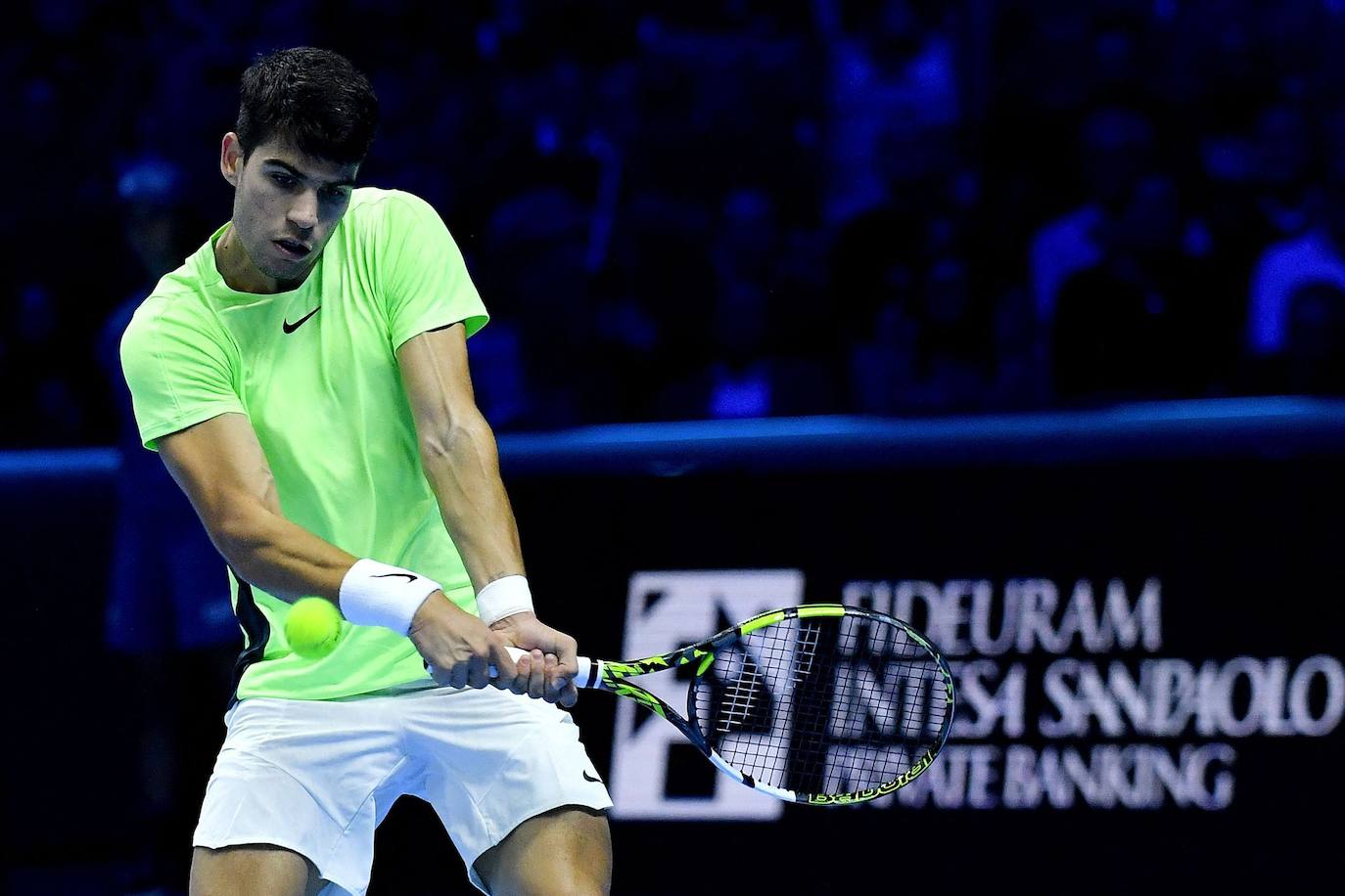 La derrota de Carlos Alcaraz ante Zverev en las Finales ATP, en imágenes