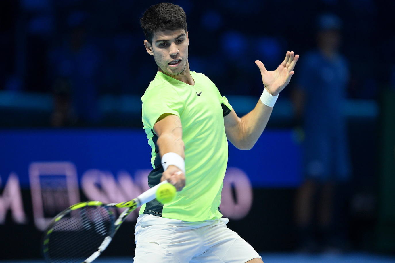 La derrota de Carlos Alcaraz ante Zverev en las Finales ATP, en imágenes