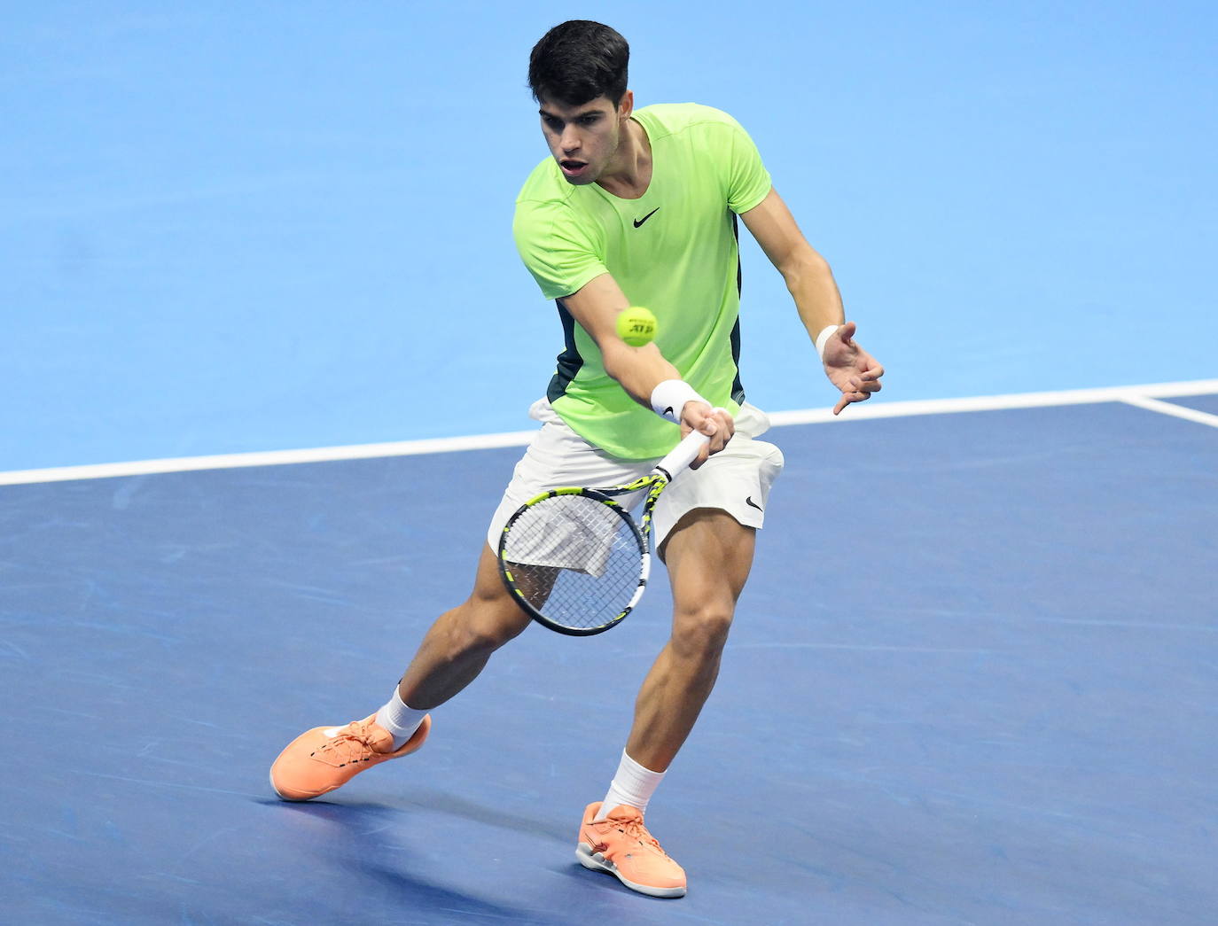 La derrota de Carlos Alcaraz ante Zverev en las Finales ATP, en imágenes