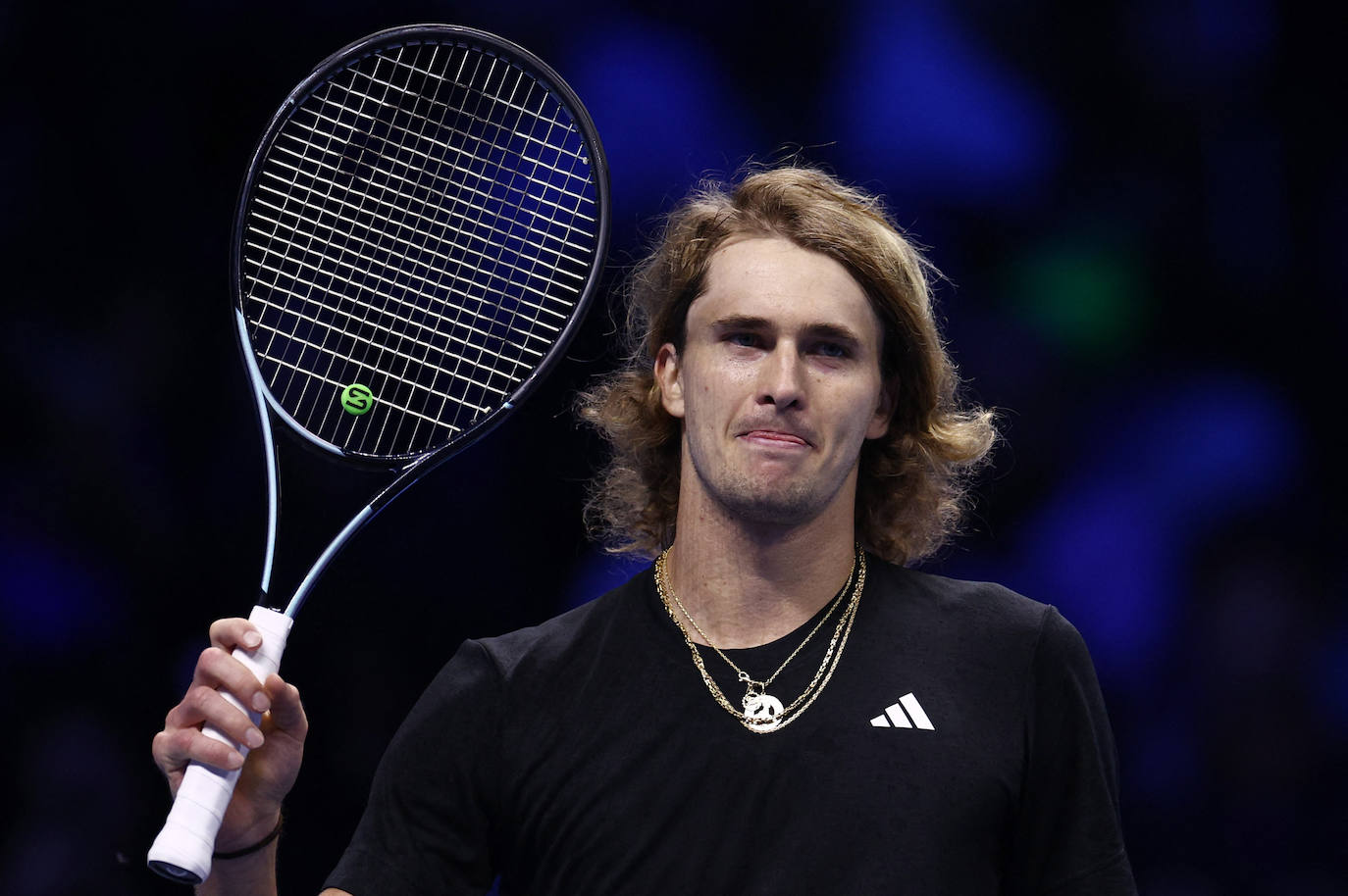 La derrota de Carlos Alcaraz ante Zverev en las Finales ATP, en imágenes