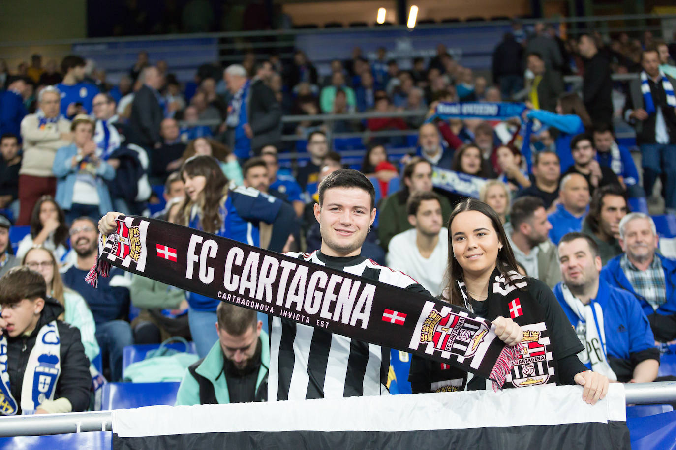 El empate del Cartagena frente al Real Oviedo, en imágenes