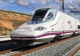 Un tren AVE, en uina imagen de archivo.