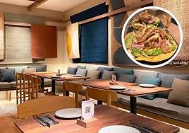 Comedor del restaurante del grupo Saona en Murcia.