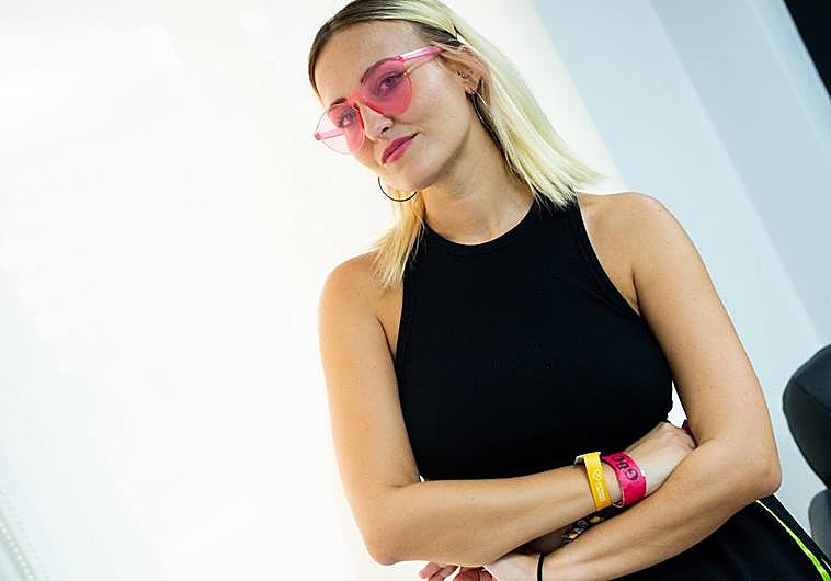 La artista murciana Kuve.