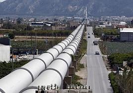 Detectan una nueva fuga en los tubos del Trasvase