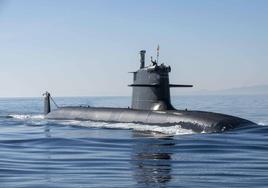 Prueba del subamrino S-81 en Cartagena.