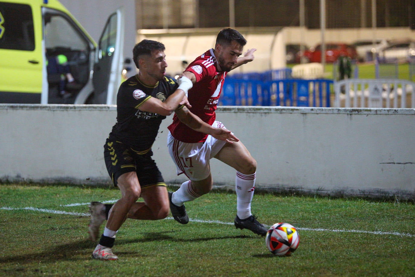 El empate del Real Murcia frente al Intercity, en imágenes