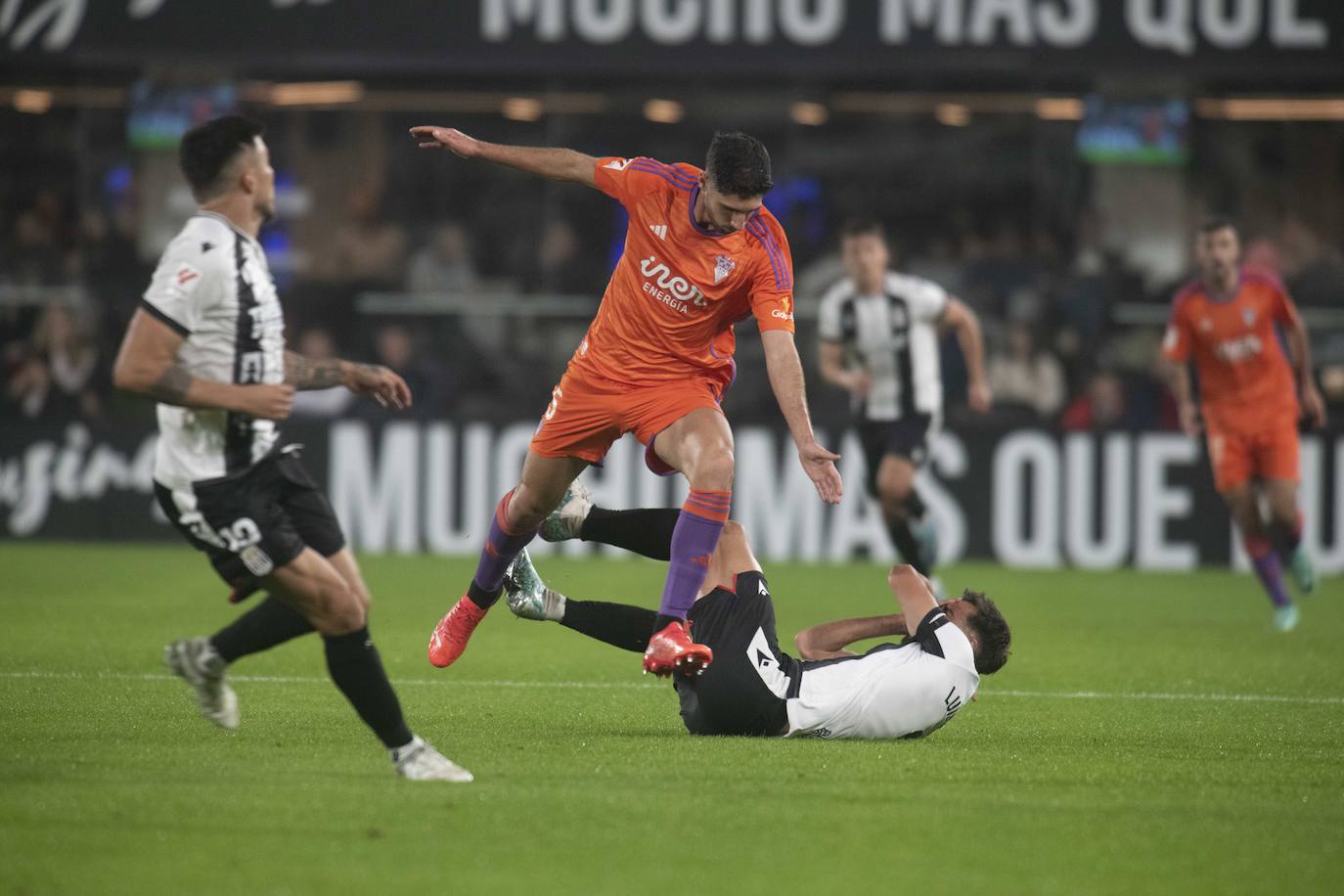 El empate del Cartagena frente al Albacete, en imágenes