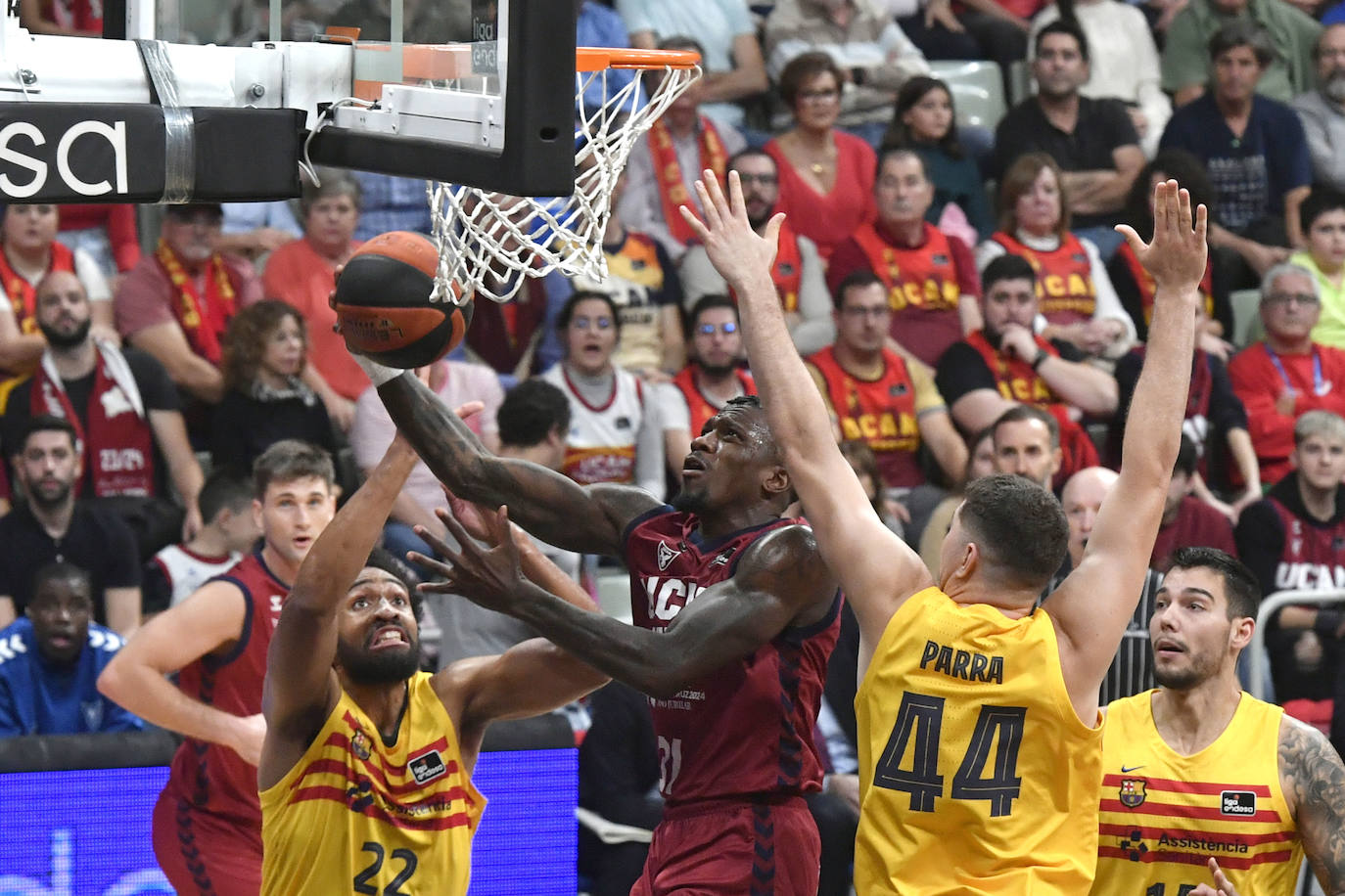 La victoria del UCAM Murcia frente al Barça, en imágenes