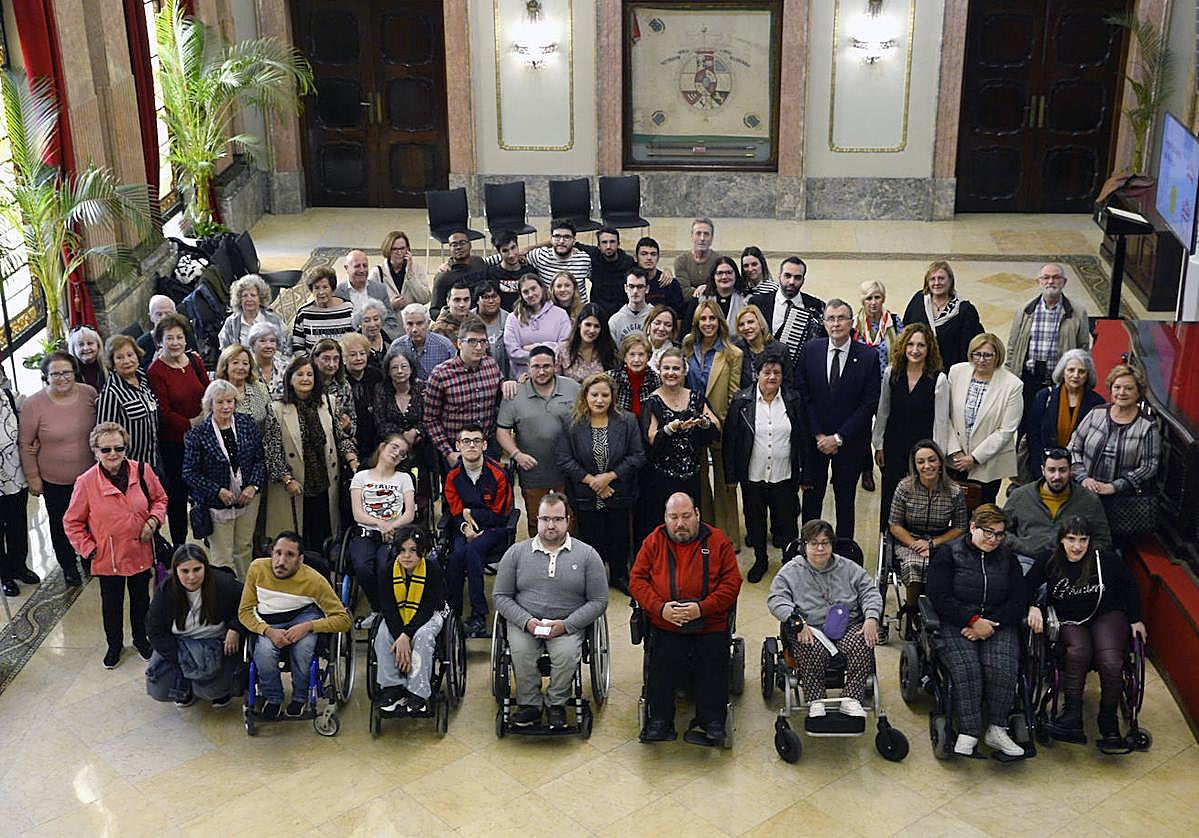 El acto con motivo del Día Nacional de la Espina Bífida, este martes.