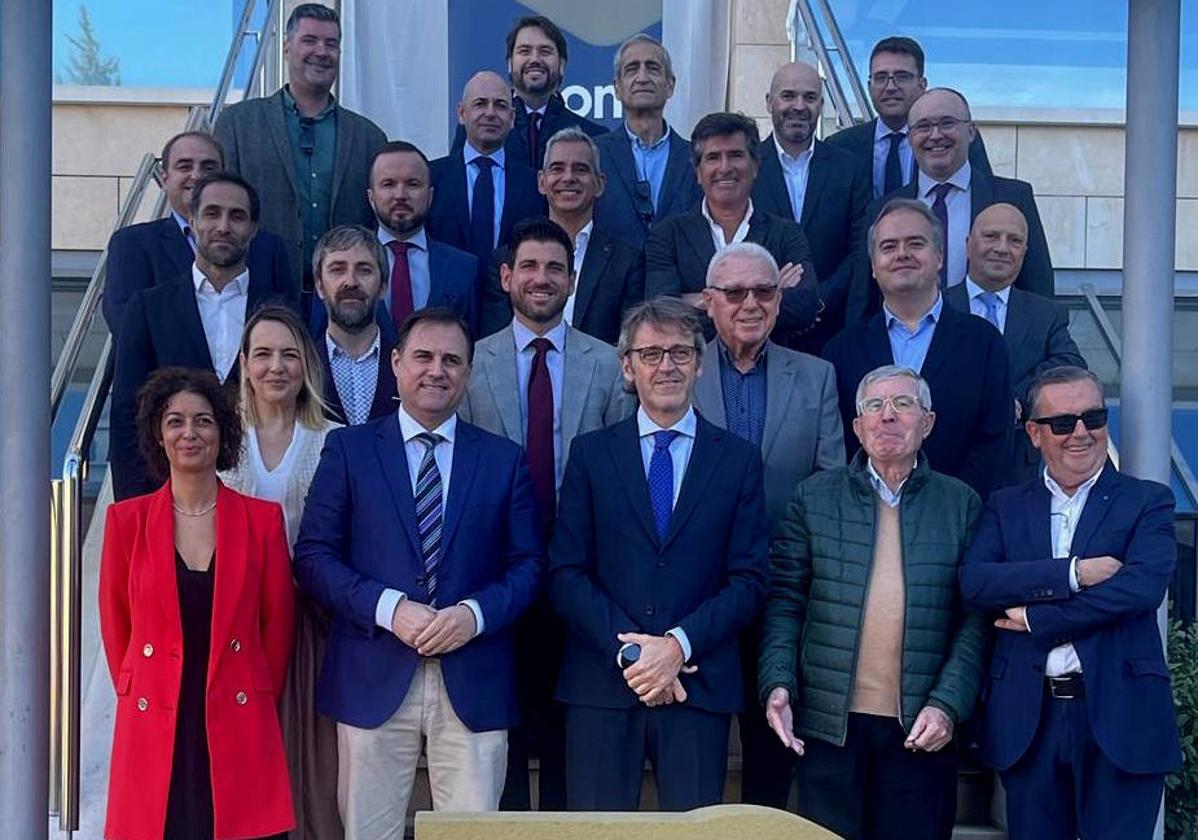 El consejero de Economía, Hacienda y Empresa, Luis Alberto Marín, durante el encuentro 'Protagonistas Frecom', este miércoles.