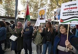 Protesta en Murcia por el «genocidio en Palestina»