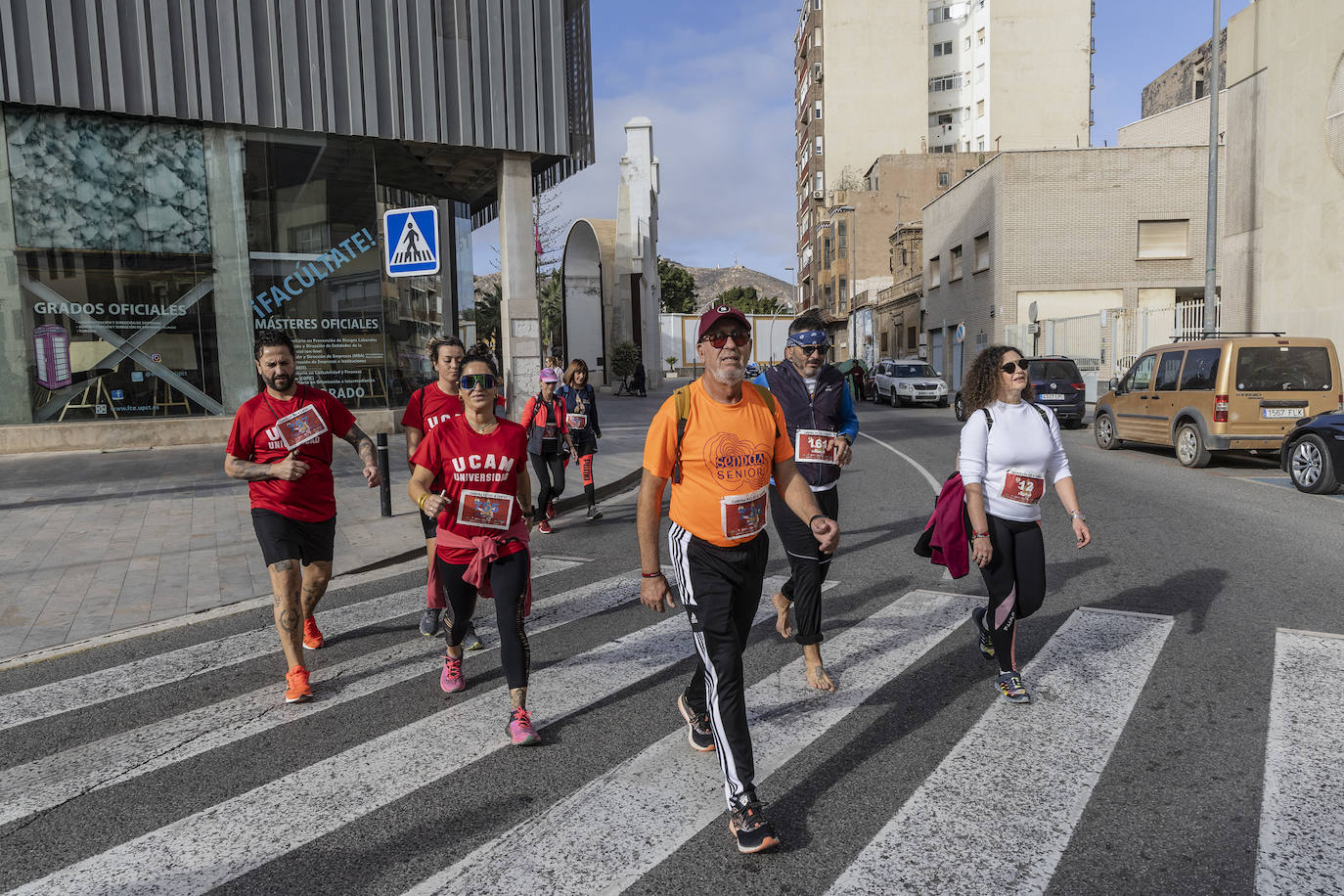 Las imágenes de la carrera solidaria de los Cuatro Santos en Cartagena