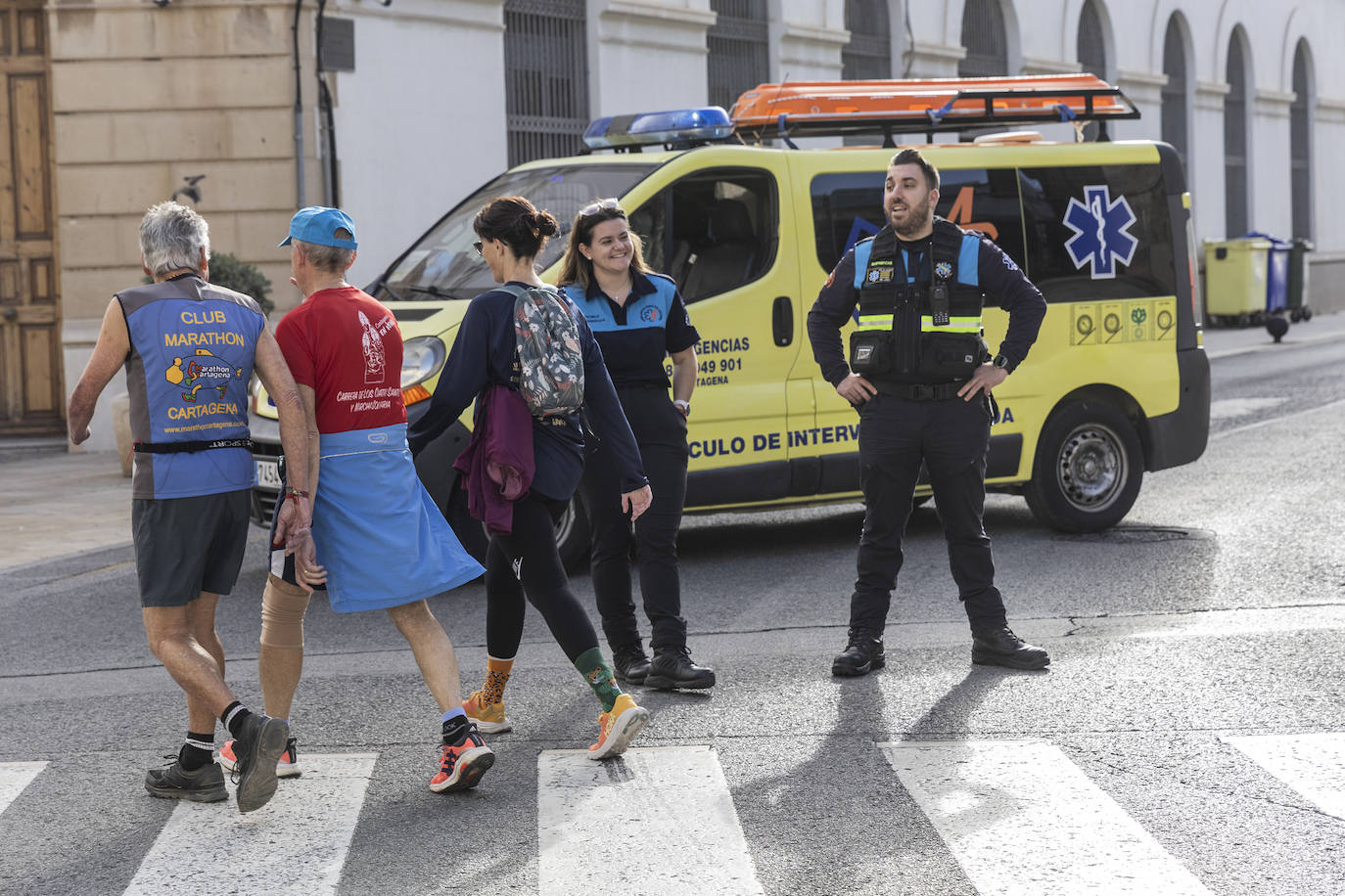 Las imágenes de la carrera solidaria de los Cuatro Santos en Cartagena