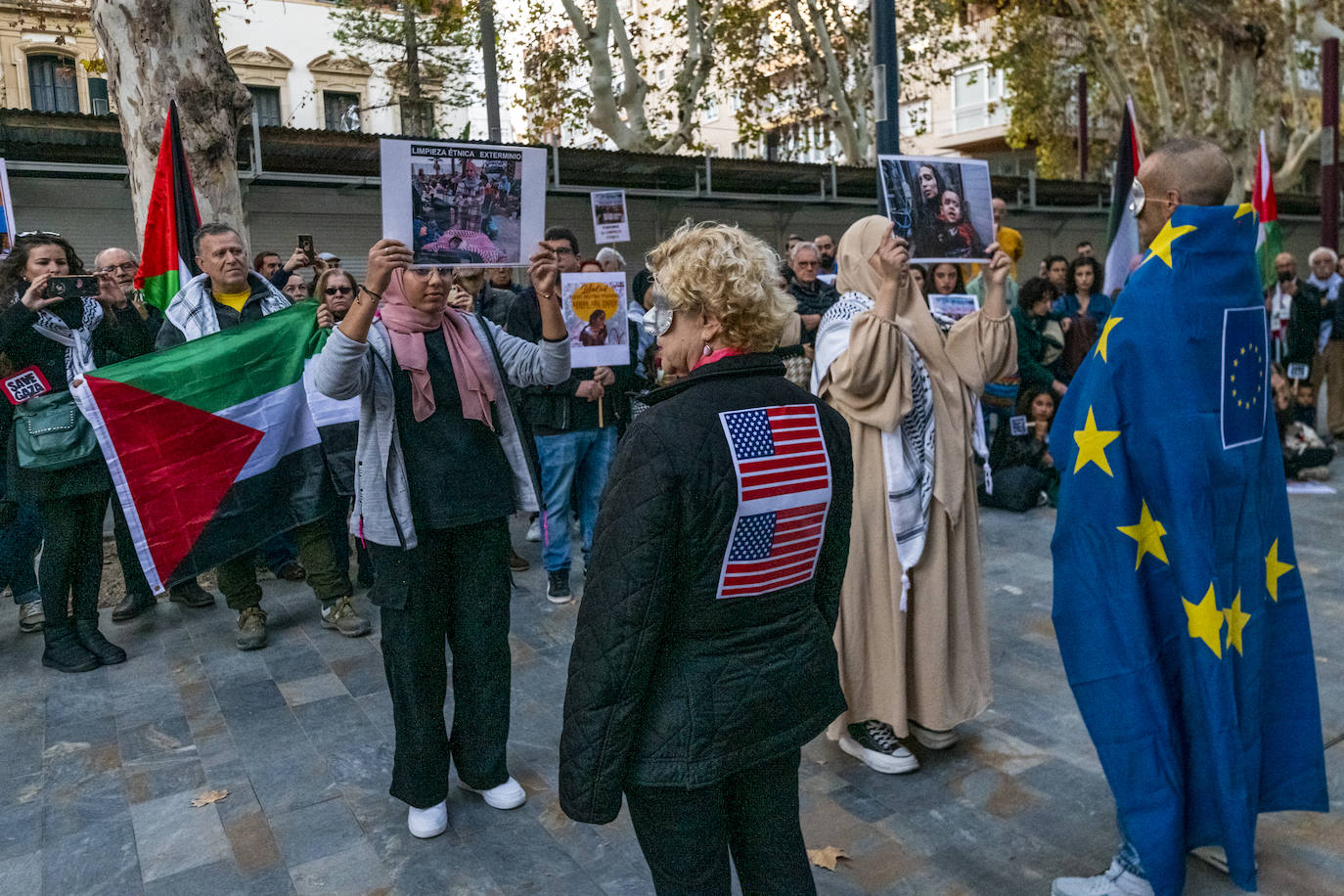 Protesta en Murcia por el «genocidio en Palestina»
