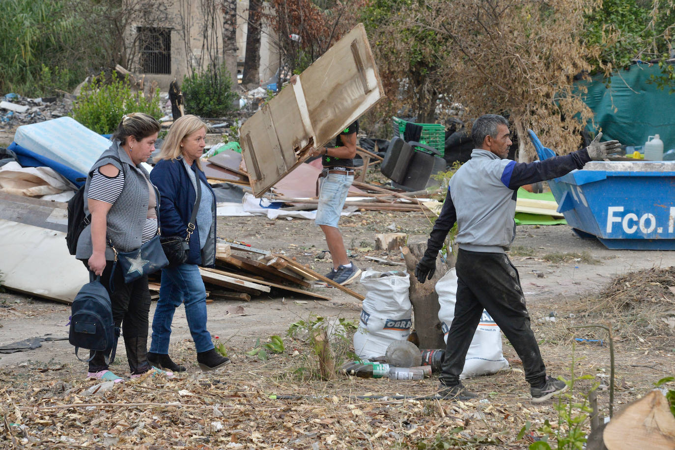 El desalojo del poblado chabolista de La Fica, en imágenes