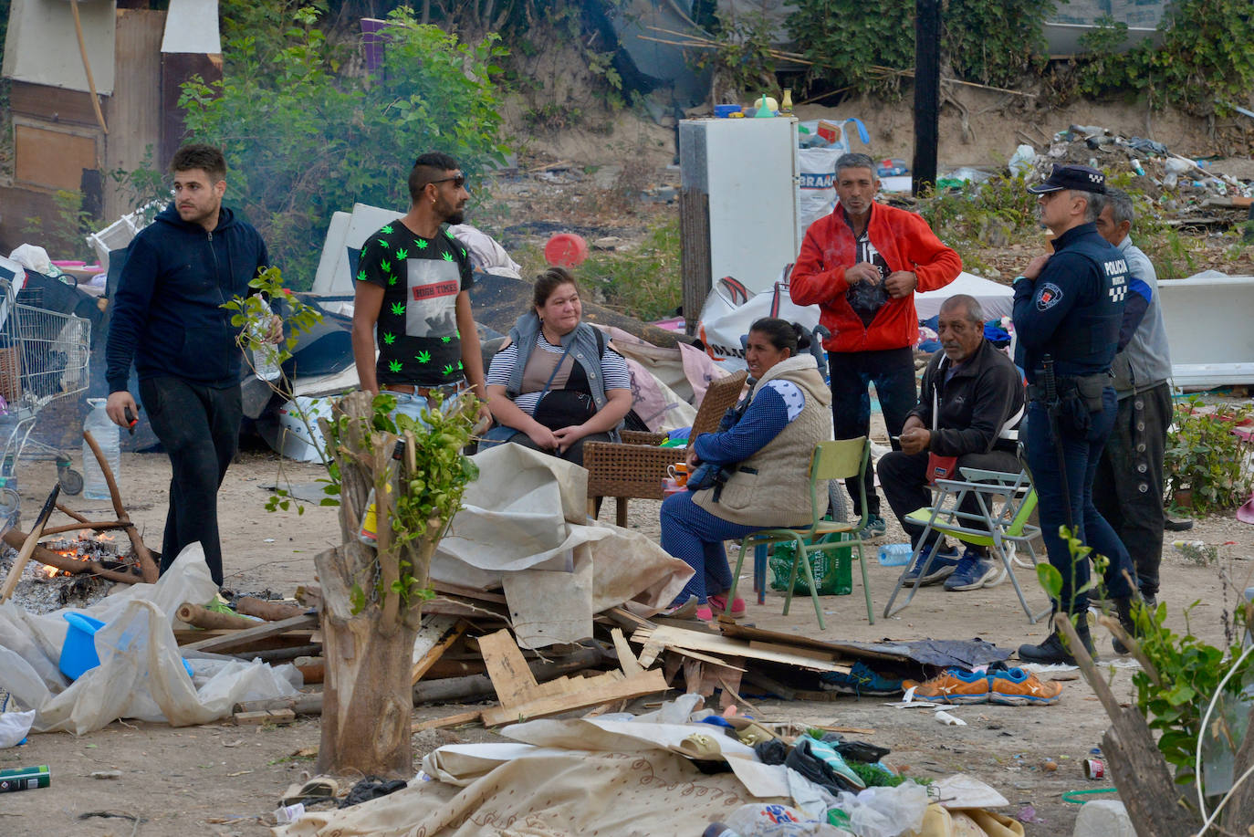 El desalojo del poblado chabolista de La Fica, en imágenes