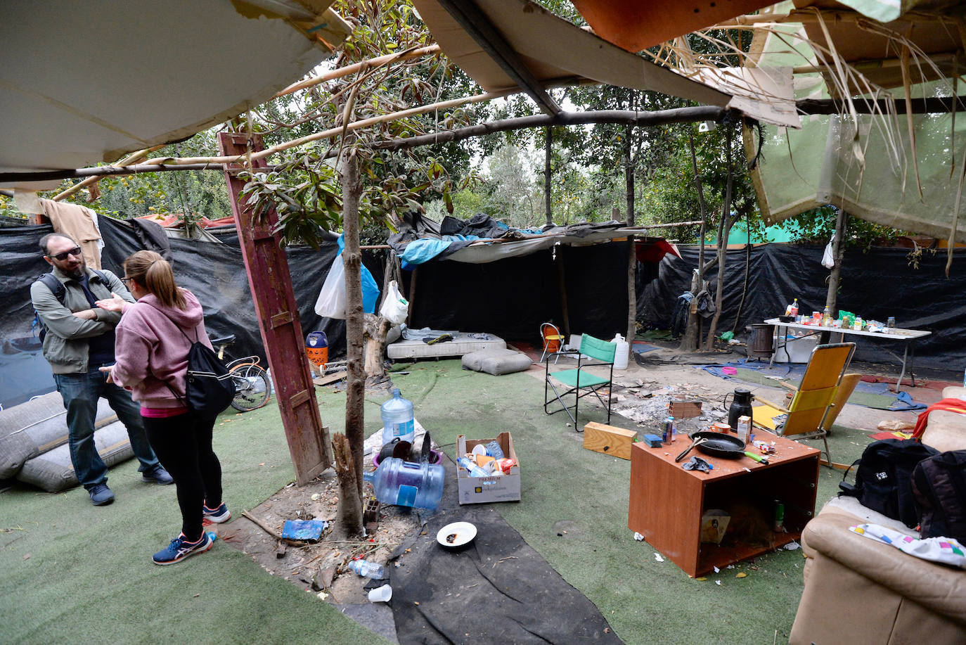 El desalojo del poblado chabolista de La Fica, en imágenes