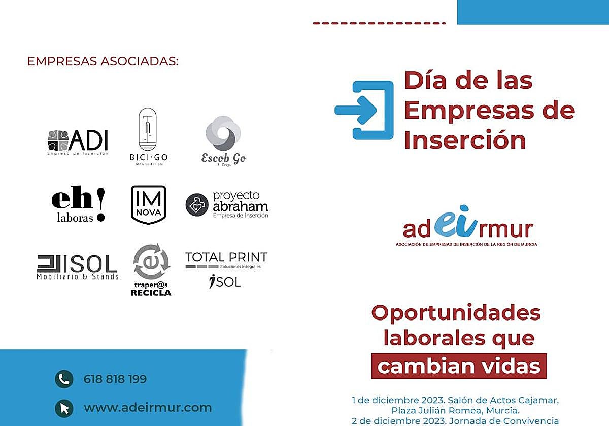 Adeirmur celebra el Día Regional de las Empresas de Inserción 2023