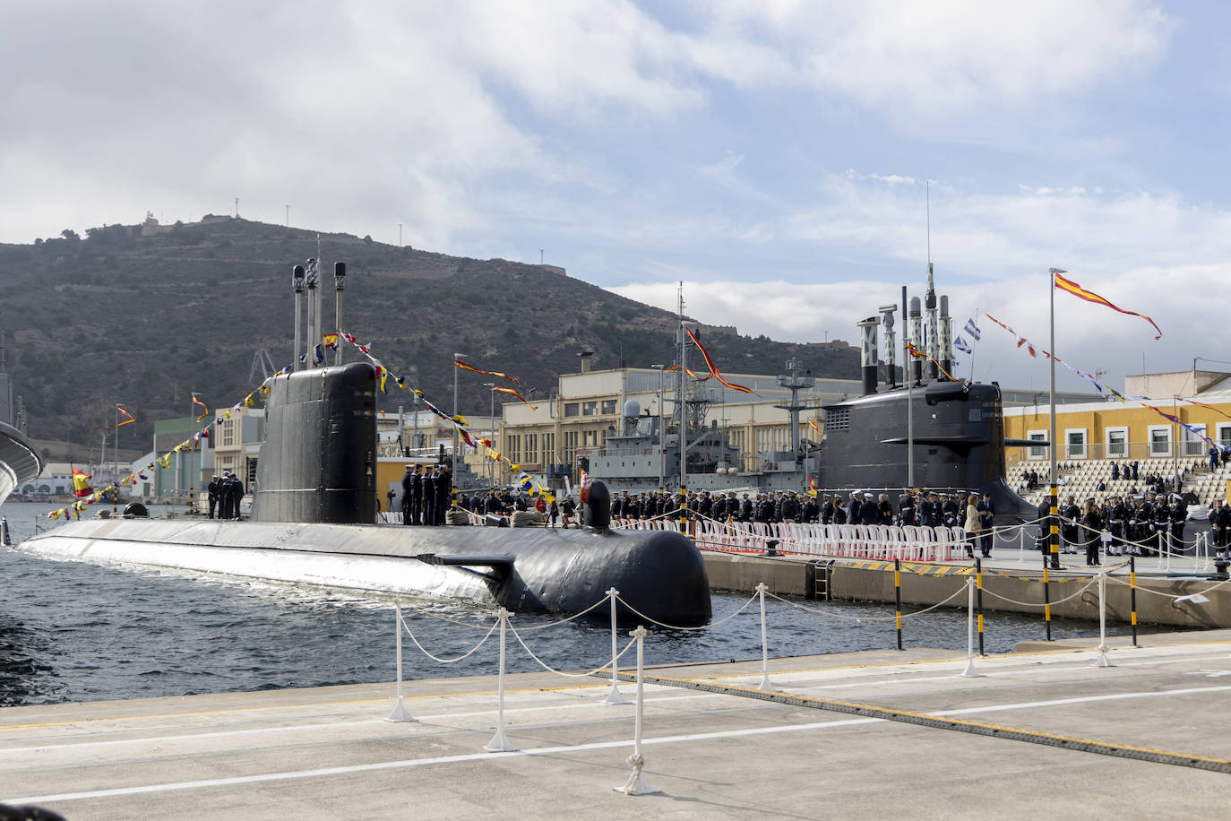 El acto de entrega del S-81 a la Armada, en imágenes