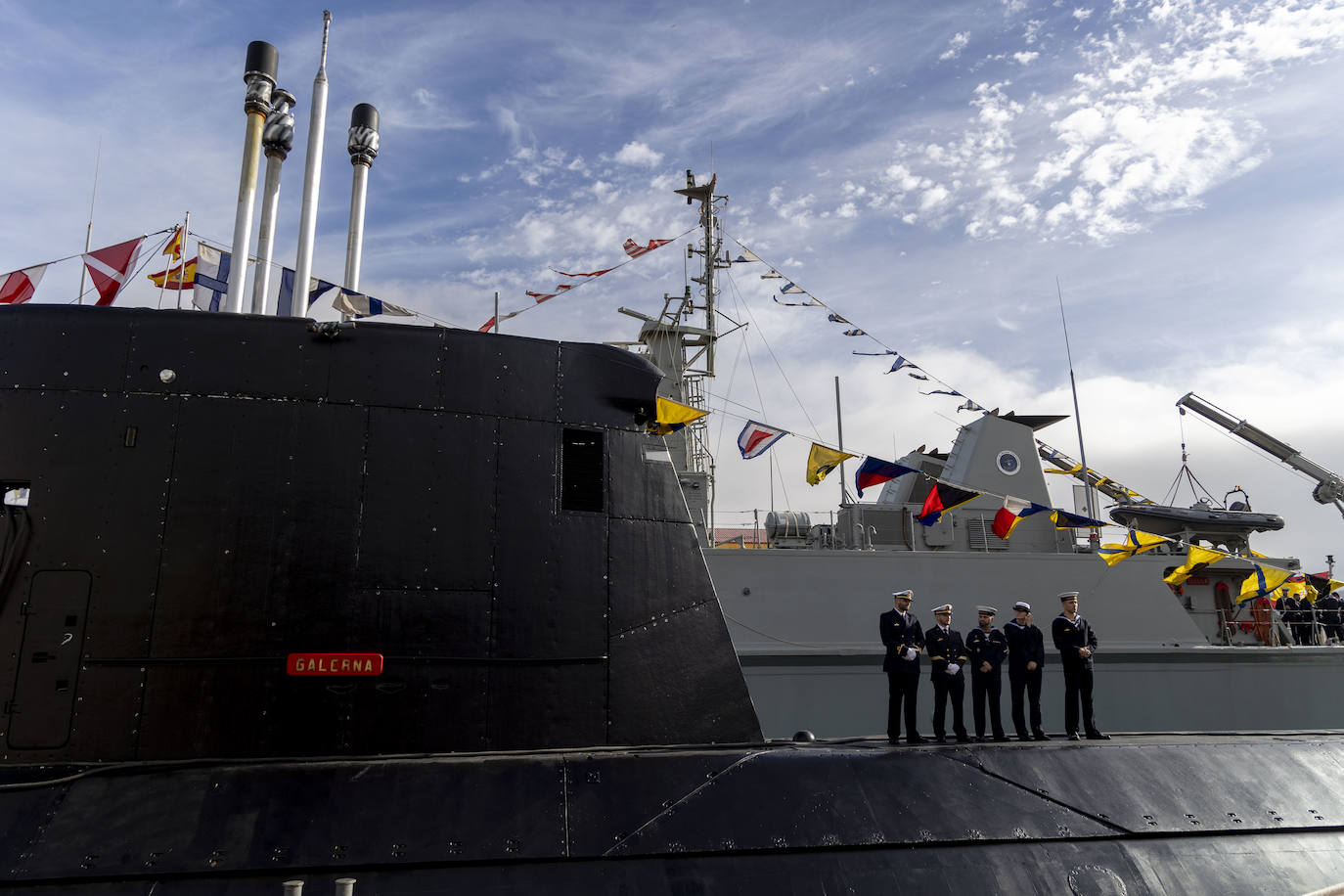 El acto de entrega del S-81 a la Armada, en imágenes