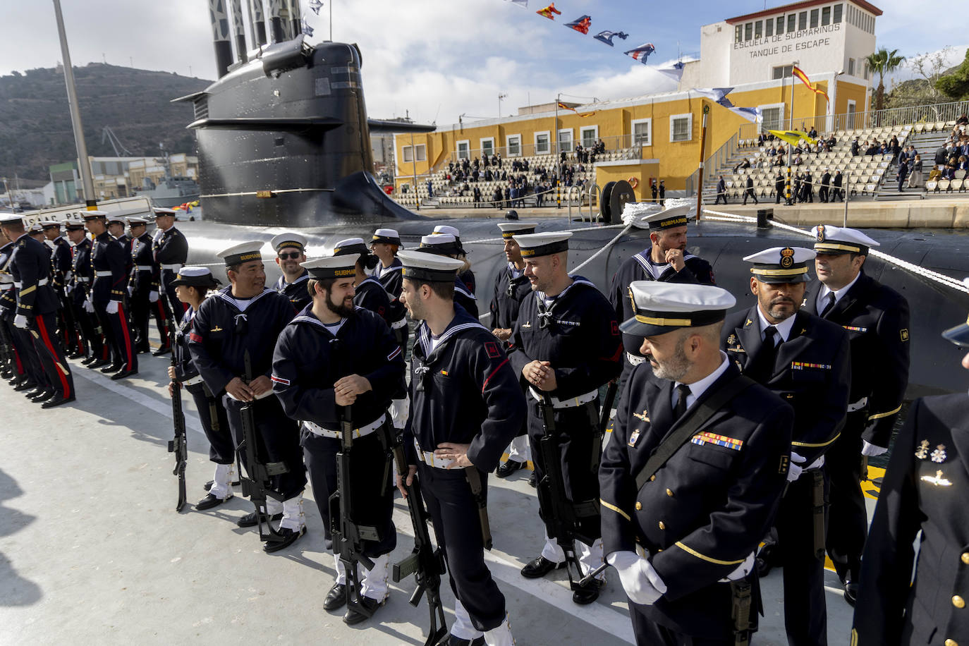 El acto de entrega del S-81 a la Armada, en imágenes