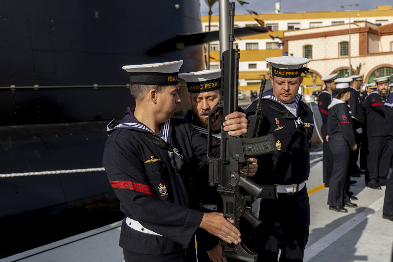 El acto de entrega del S-81 a la Armada, en imágenes