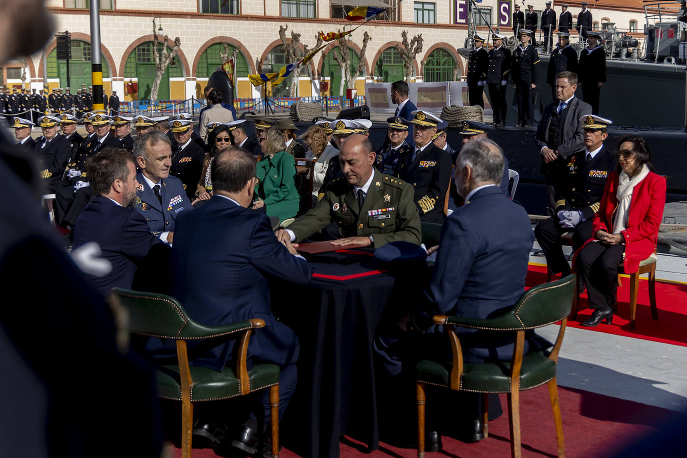 El acto de entrega del S-81 a la Armada, en imágenes