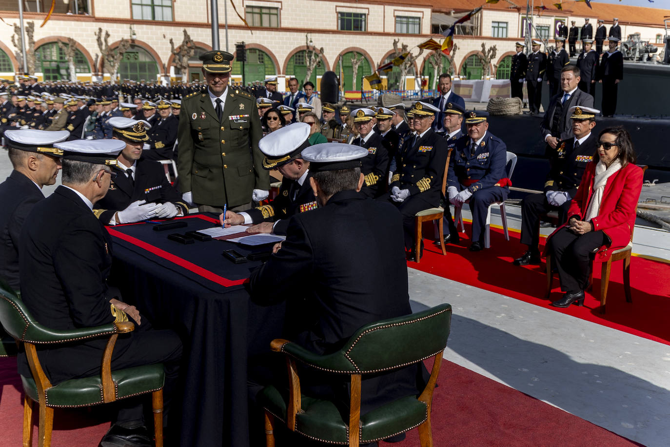 El acto de entrega del S-81 a la Armada, en imágenes