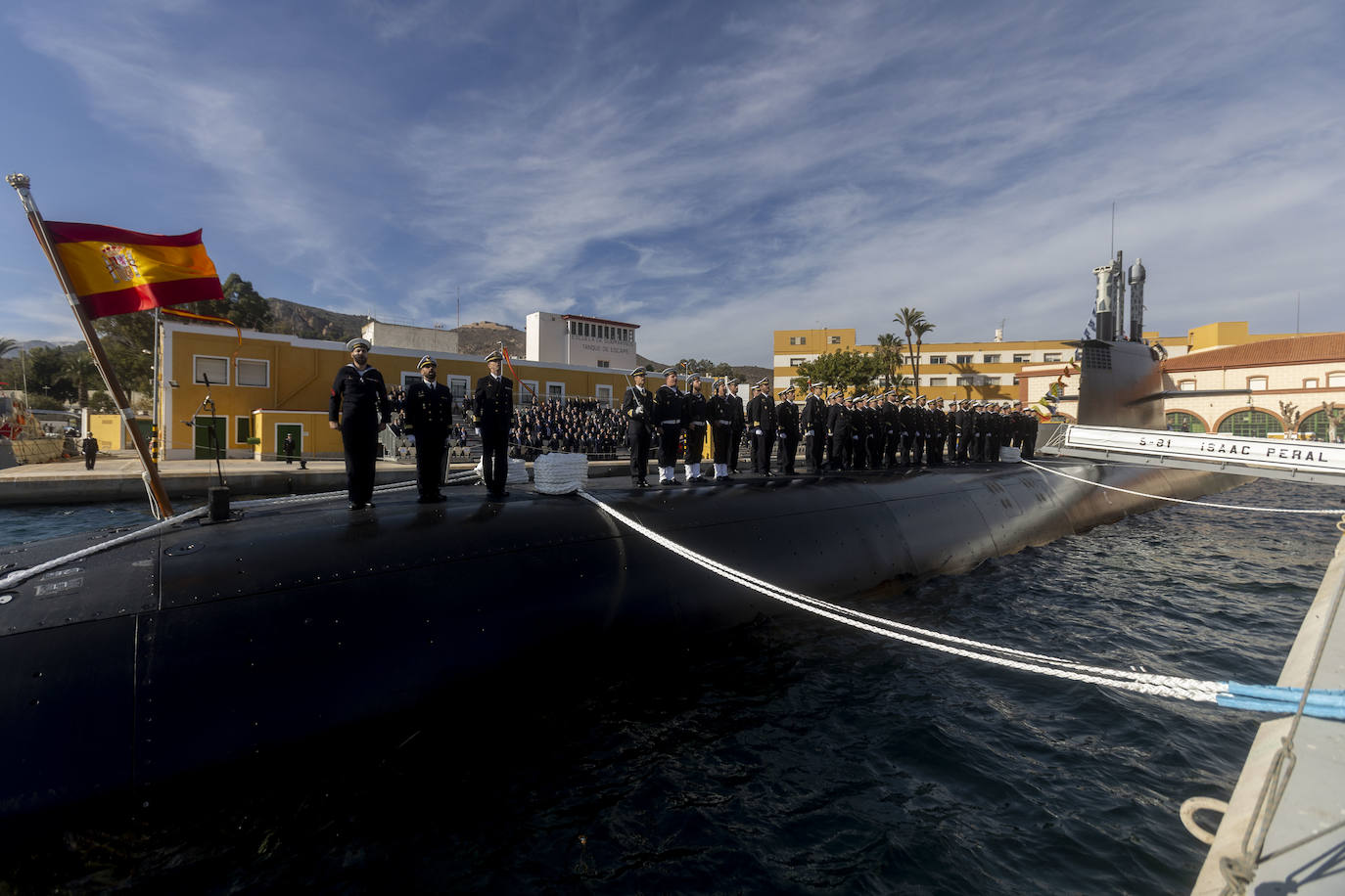 El acto de entrega del S-81 a la Armada, en imágenes