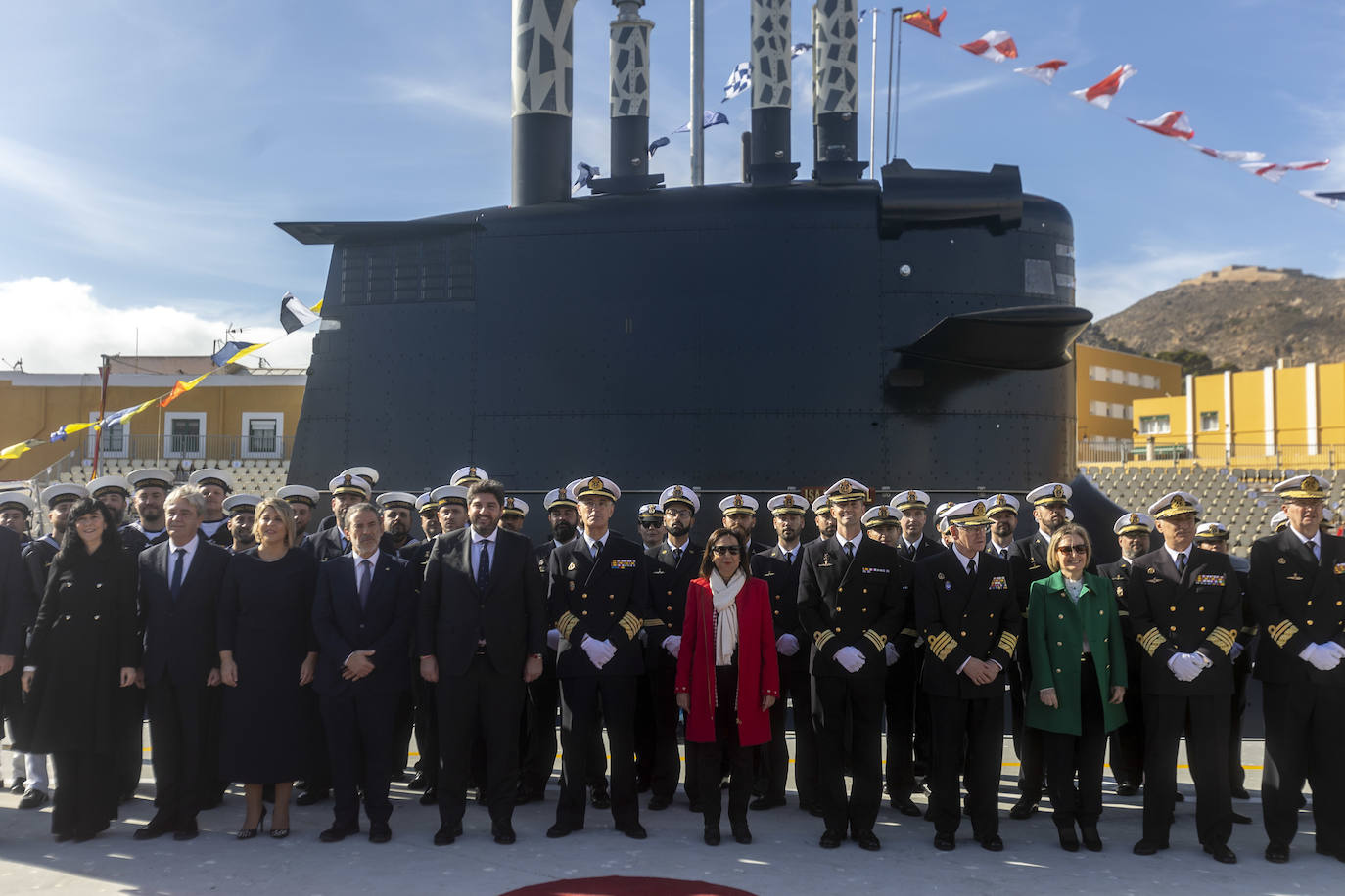 El acto de entrega del S-81 a la Armada, en imágenes